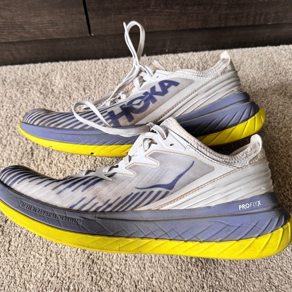 Mens Hoka One Carbon X Running Shoes Size 11 - Picture 9 of 10